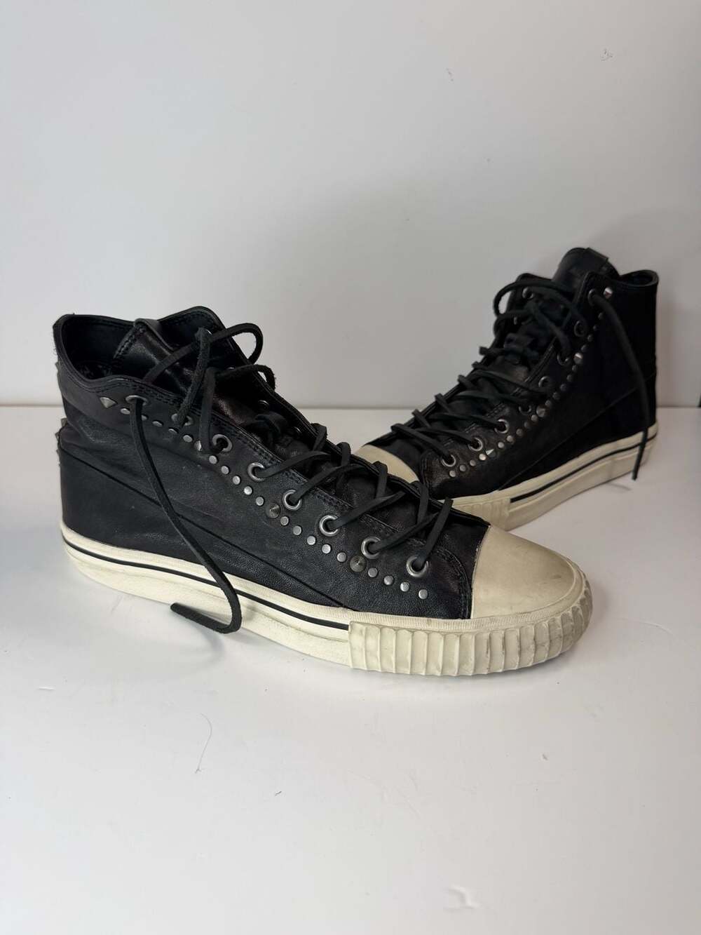 Converse John Varvatos Chuck Taylor All Star Leather Studded Sneakers 10.5 Men’s